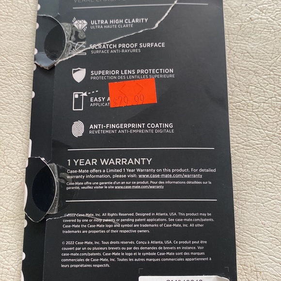 1 Lens protector hd tempered glass protects rear camera lens. - Picture 2 of 2